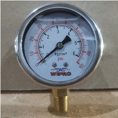 WIPRO Pressure Gauge Minyak 2-1/2″ 6kg (100)