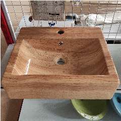 TRILLIUNware Wastafel Citrine Wood