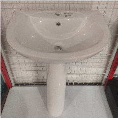 Wastafel TRIL Malachite Lilac White + Kaki