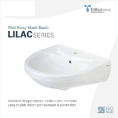 Wastafel TRILLIUNware Lilac Light Blue