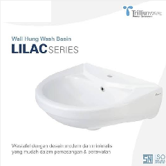 Wastafel TRILLIUNware Lilac Putih