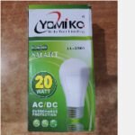 Lampu Charger YOMIKO LL-2980 20w +2bh batere
