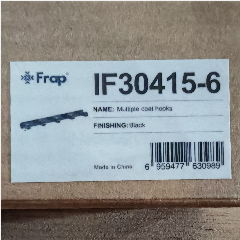 FRAP IF30415-6 Multiple 5 Hooks Black (30)