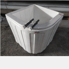 Bak Air HANATA Oval + Panel Putih 120L