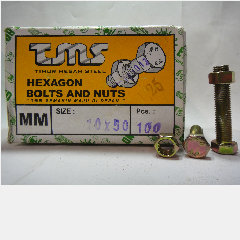 Baut + Mur Galv TMS M5 x 70mm