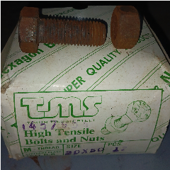 Baut GR 8.8 Metrik TMS M20 x 50mm (12)