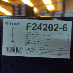 FRAP F24202-6 Shower w Rainshower Black (3)