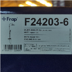 FRAP F24203-6 Shower w Rainshower Black (3)