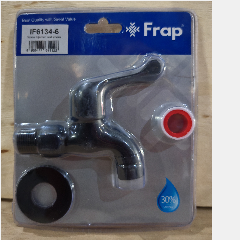 FRAP IF6134-6 Short Wall Tap Black (60)