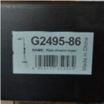 GAPPO G2495-86 Shower w/ Rainshower Black (3