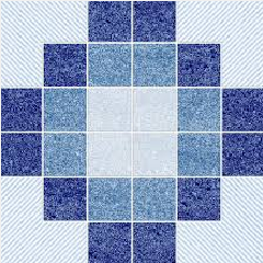 Keramik 25x25 ASIA TILE PLT Rochester Blue