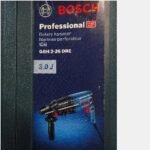 Rotary Hammer BOSCH GBH 2-26 DRE 800w 3J
