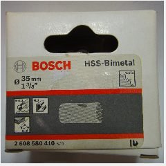 Bi-Metal Hole Saws BOSCH 35mm 1-3/8″
