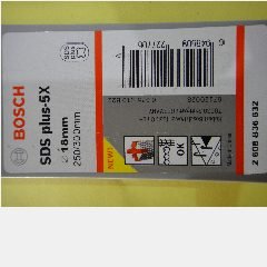 SDS Plus-5X Drill Bits BOSCH 18x250/300mm