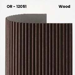 AICA Panel Dekoratif H.Round OR-12051 Wood
