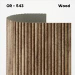 AICA Panel Dekoratif H.Round OR-543 Wood