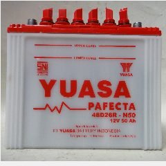 YUASA Battery / Aki N-50 kosong