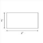Aluminium 12092 Silver 6m (Holo 1″x2″x0.8mm)