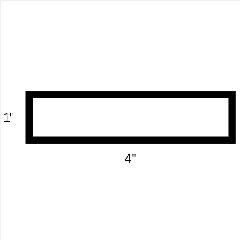 Aluminium 8563 Silver 6m (Holo 1″x4″x1mm)
