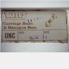 Baut Carriage TMS 1/2 x 6 + Mur