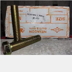Baut + Mur PATTA M16 x 75mm Kuning