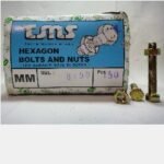 Baut + Mur TMS M8 x 50mm Kuning