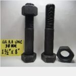 Baut GR 8.8 UNC TMS 38mm 1-1/2″ x 8″ @20btg