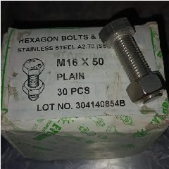 Baut SS A270 TMS M16 x 50mm @720pcs