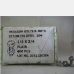 Baut SS A270 TMS 1/4 x 3/4″