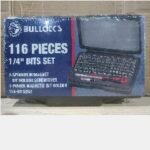 Obeng Set BULLOCKS 1/4″ 116pcs