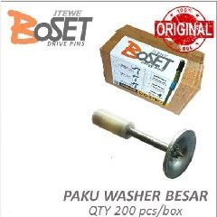 Paku BOSET Pin Washer Besar @200pcs
