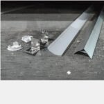 Rumah Lampu Led Strip 1m V style