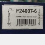 FRAP F24007-6 Single Lever Bath/Sh Black (4)