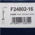 FRAP F24802-16 Bath/Shower Black SS (3)