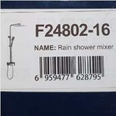FRAP F24802-16 Bath/Shower Black SS (3)