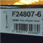 FRAP F24807-6 Shower Black SS (3)