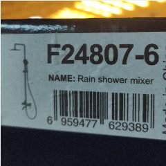 FRAP F24807-6 Shower Black SS (3)
