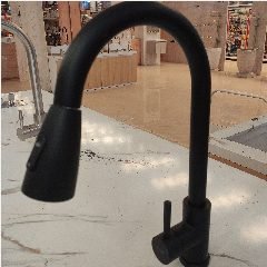 FRAP F60899-16 Pillar Sink Tap SS Black (10)