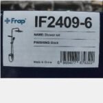 FRAP IF2409-6 Single Lever Shower Black (4)