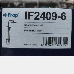 FRAP IF2409-6 Single Lever Shower Black (4)
