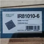 FRUD IR81010-6 Floordrain 10x10cm Black (60)