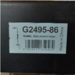 GAPPO G2495-86 Shower w/ Rainshower Black (3