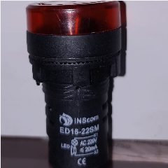 Indicator Lamp Flash Buzzer INS 220V AC Red