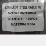 Kabel Ties SS LINDER 4.6 x 150