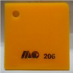 Acrylic 122 x 244 3mm 206 Orange