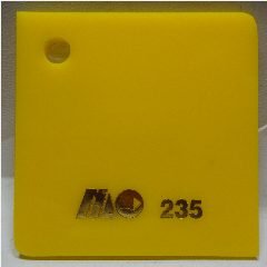 Acrylic 122 x 244 3mm 235 Kuning