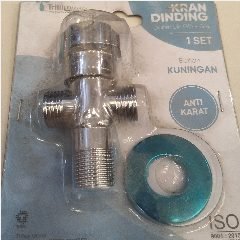 Kran Dinding Double Angle Valve 1/2″ TRILLIU