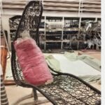 Kursi Ayun Rajut Hitam Model Tidur