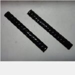 Kuku Keramik Ulir 20cm Hitam (290)
