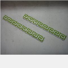 Kuku Keramik Ulir 20cm VERSACE M.Green (289)